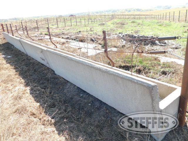 (12) Concrete J Feed Bunks (TO BE REMOVED BY BUYER